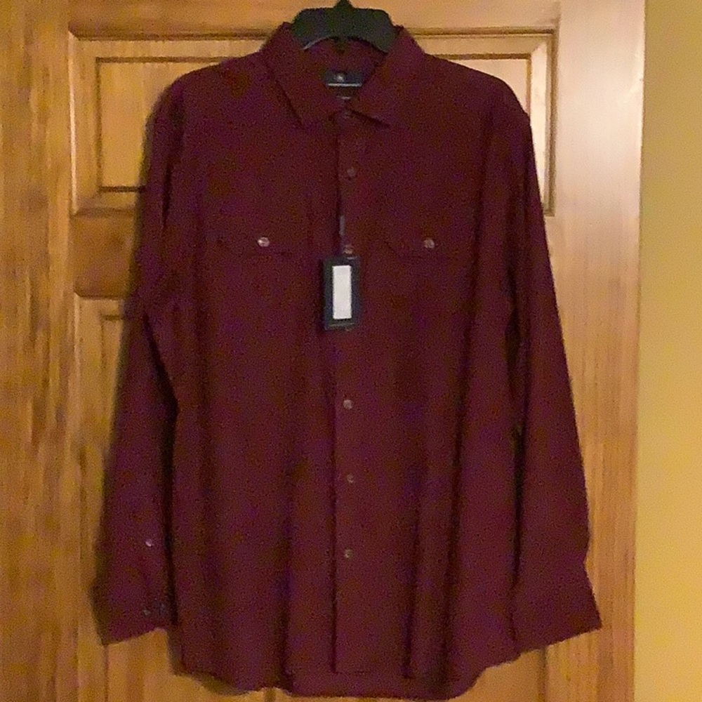 Hart Schaffner Marx cotton blend shirt